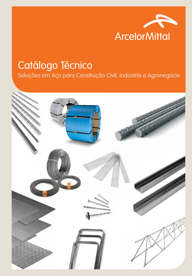 Capa do catálogo técnico ArcelorMittal