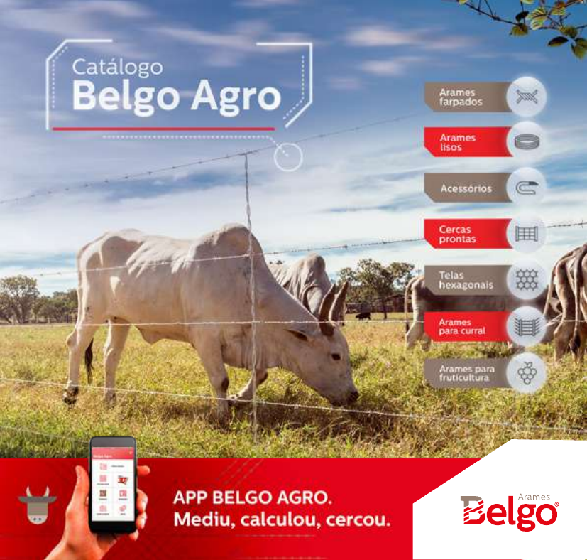 Capa do catálogo Belgo Agro